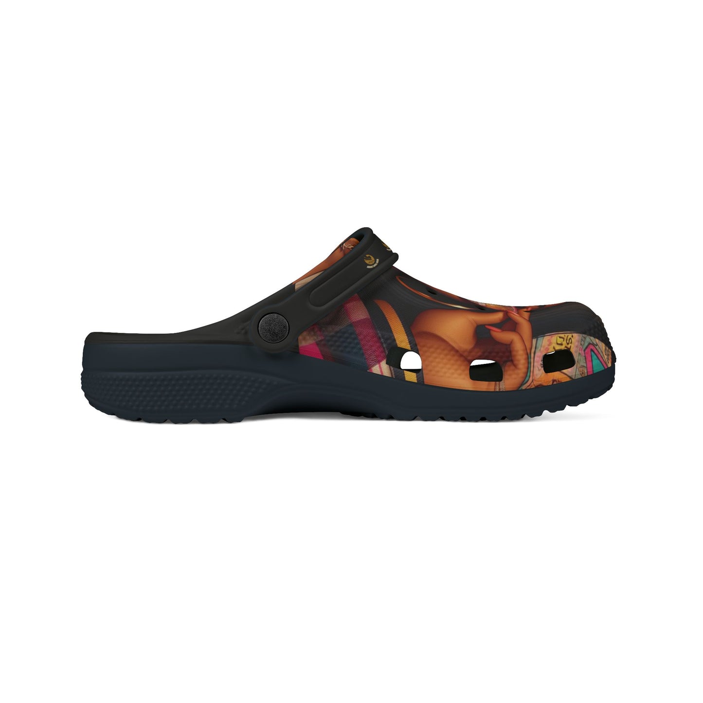Queen-Wear Your Crown EVA Foam Rubber Shoes (AOP) #49U