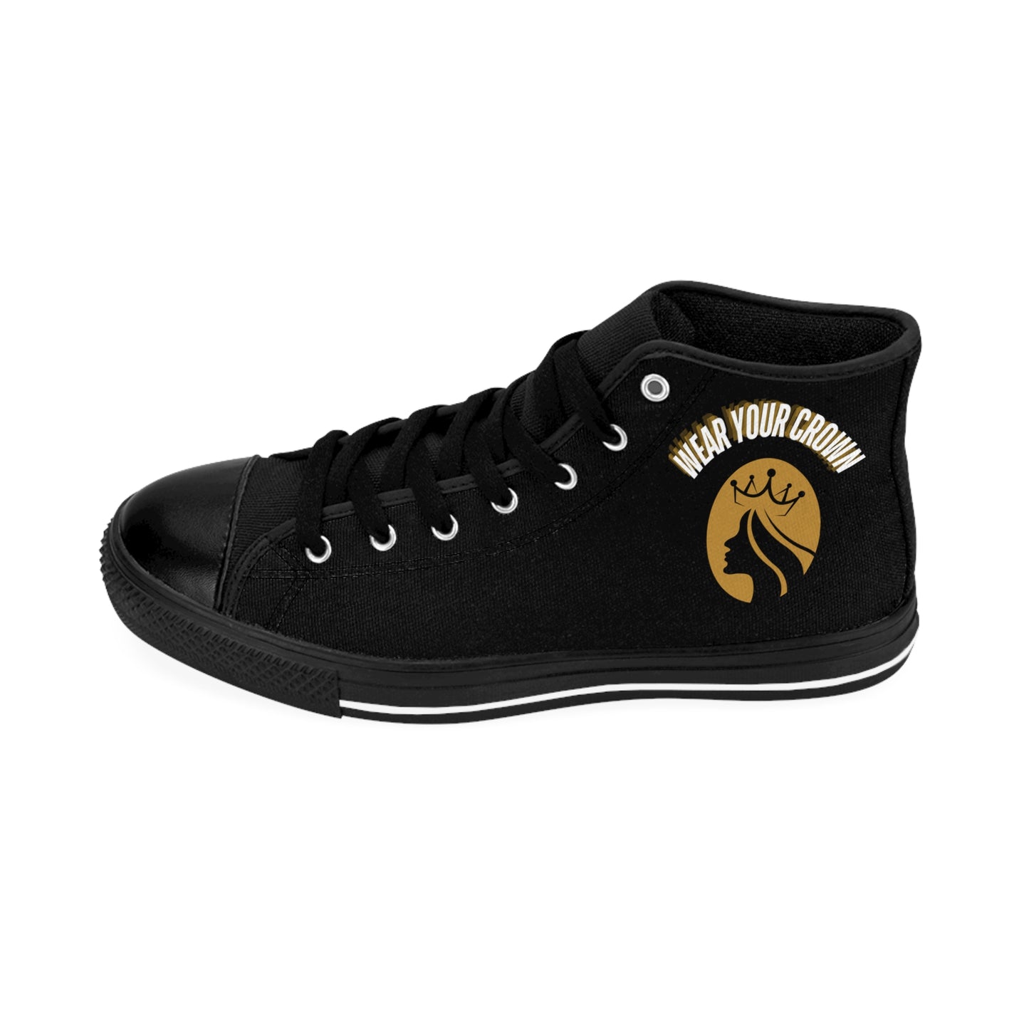 Queen-Wear Your Crown Women's Classic Sneakers #23.A