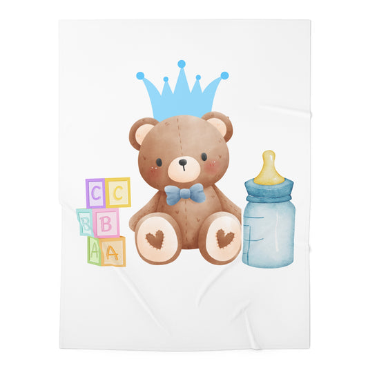 Teddy Bear Baby Swaddle Blanket #TB1