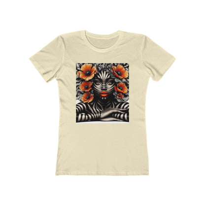 Zebra Fantasy The Boyfriend Tee for Women #ZF17
