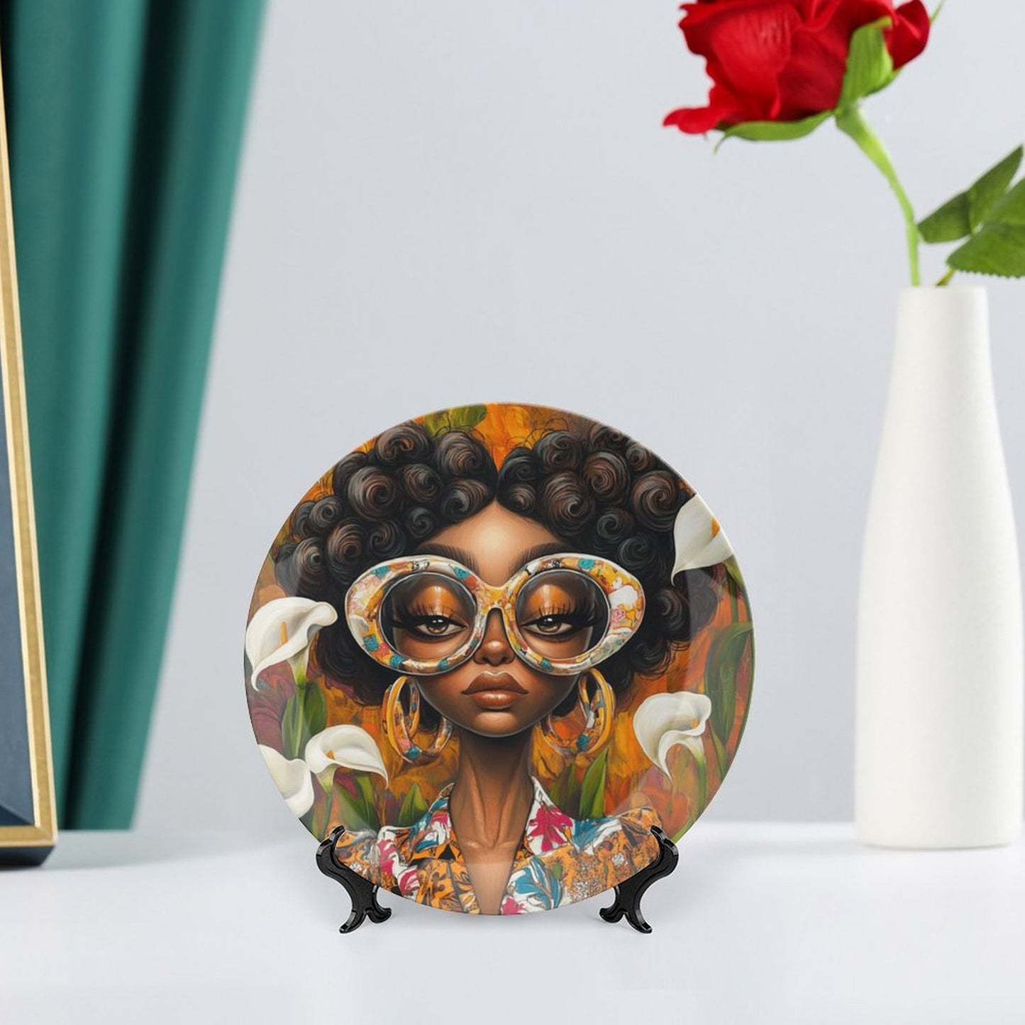 Bone China Decorative Plate
