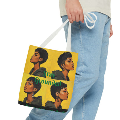 Stay Grounded Tote Bag (AOP) #T14