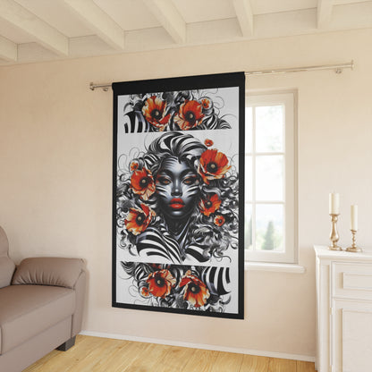 Zebra Fantasy Window Curtains (1 Piece) #ZF33