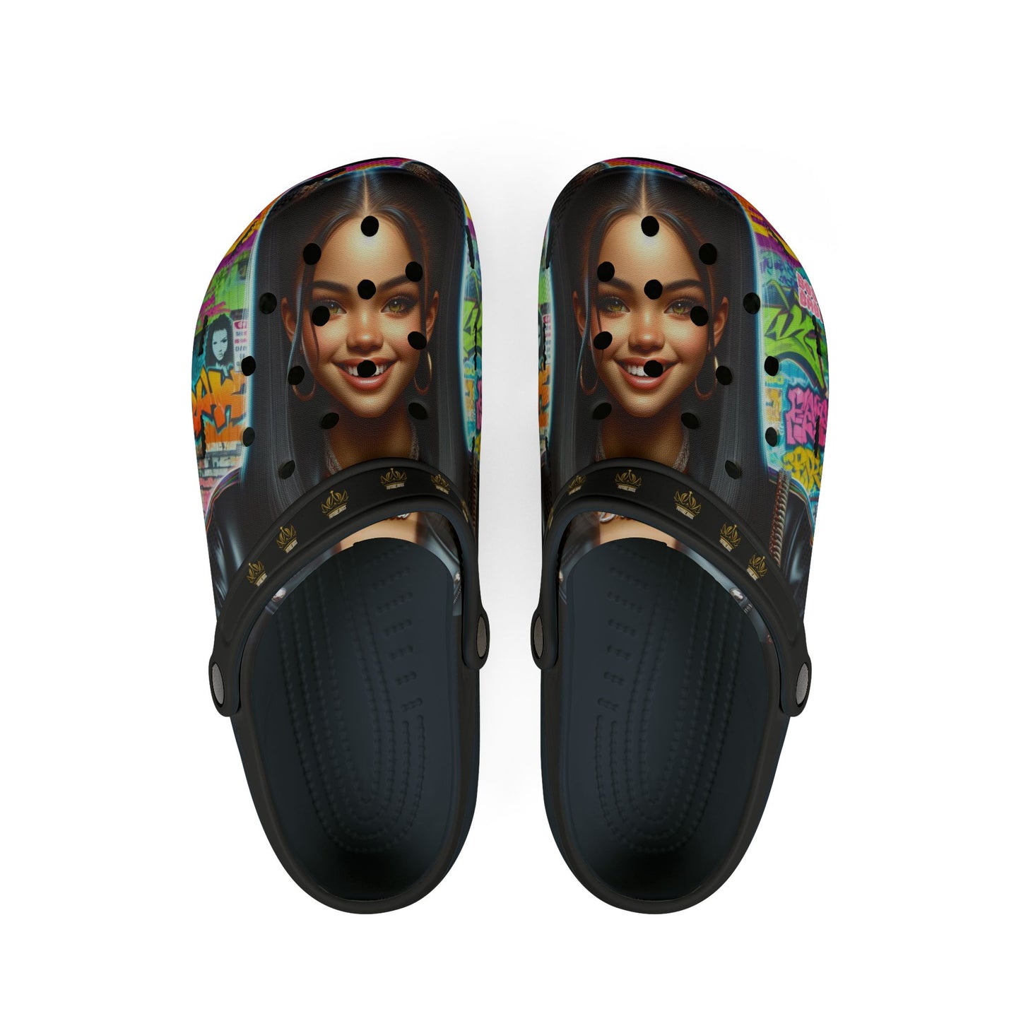 Future Boss EVA Foam Rubber Shoes (AOP) #39U