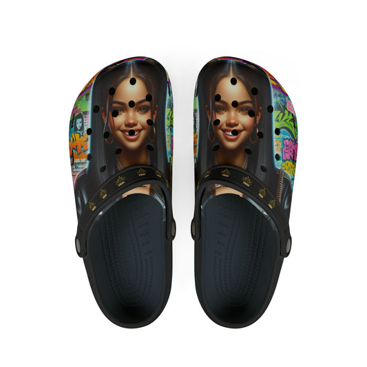 Future Boss EVA Foam Rubber Shoes (AOP) #39U