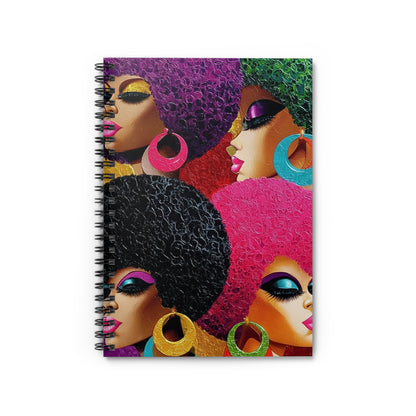 Vibrant Afro-Chic Spiral Notebook, Colorful Notebook for Writers, Gift for [...]