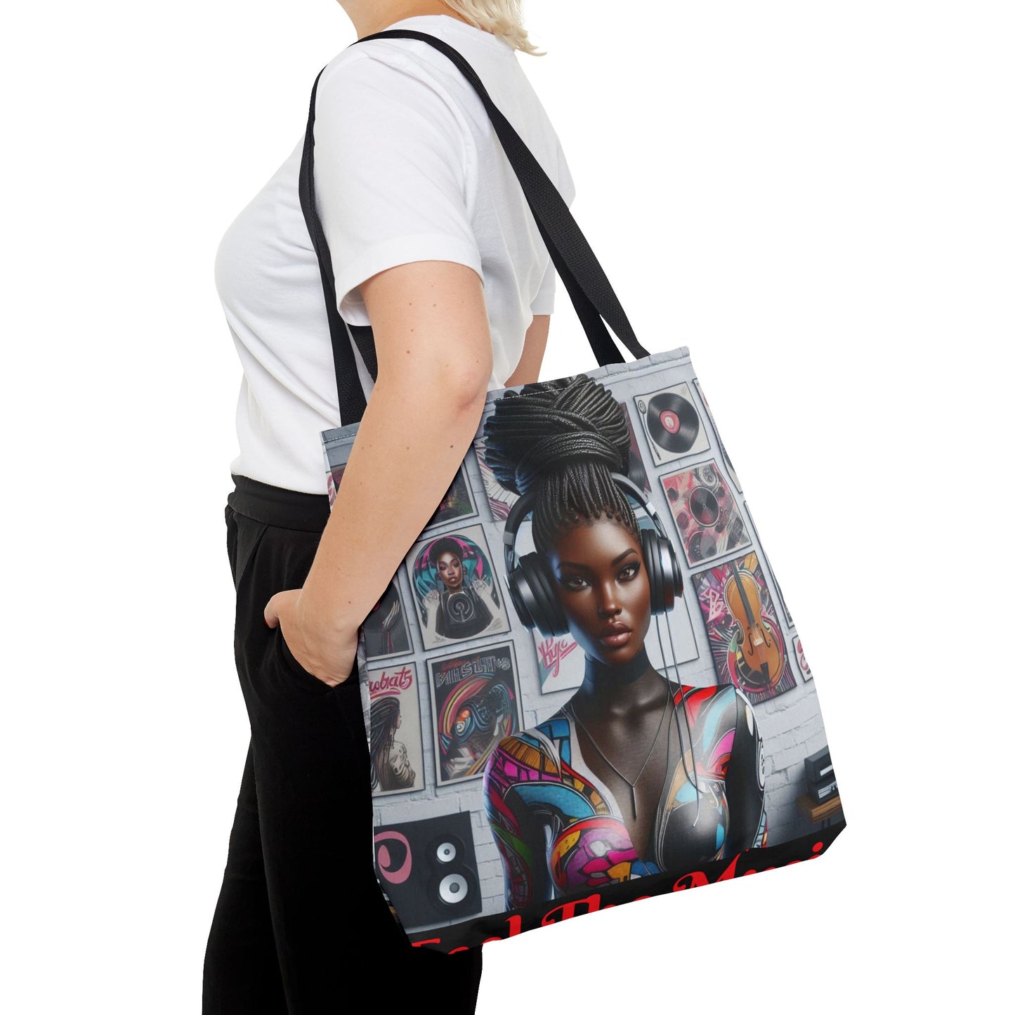 Feel The Music Tote Bag (AOP) #FM20