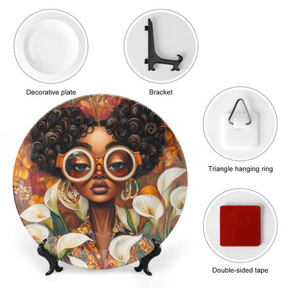 Bone China Decorative Plate