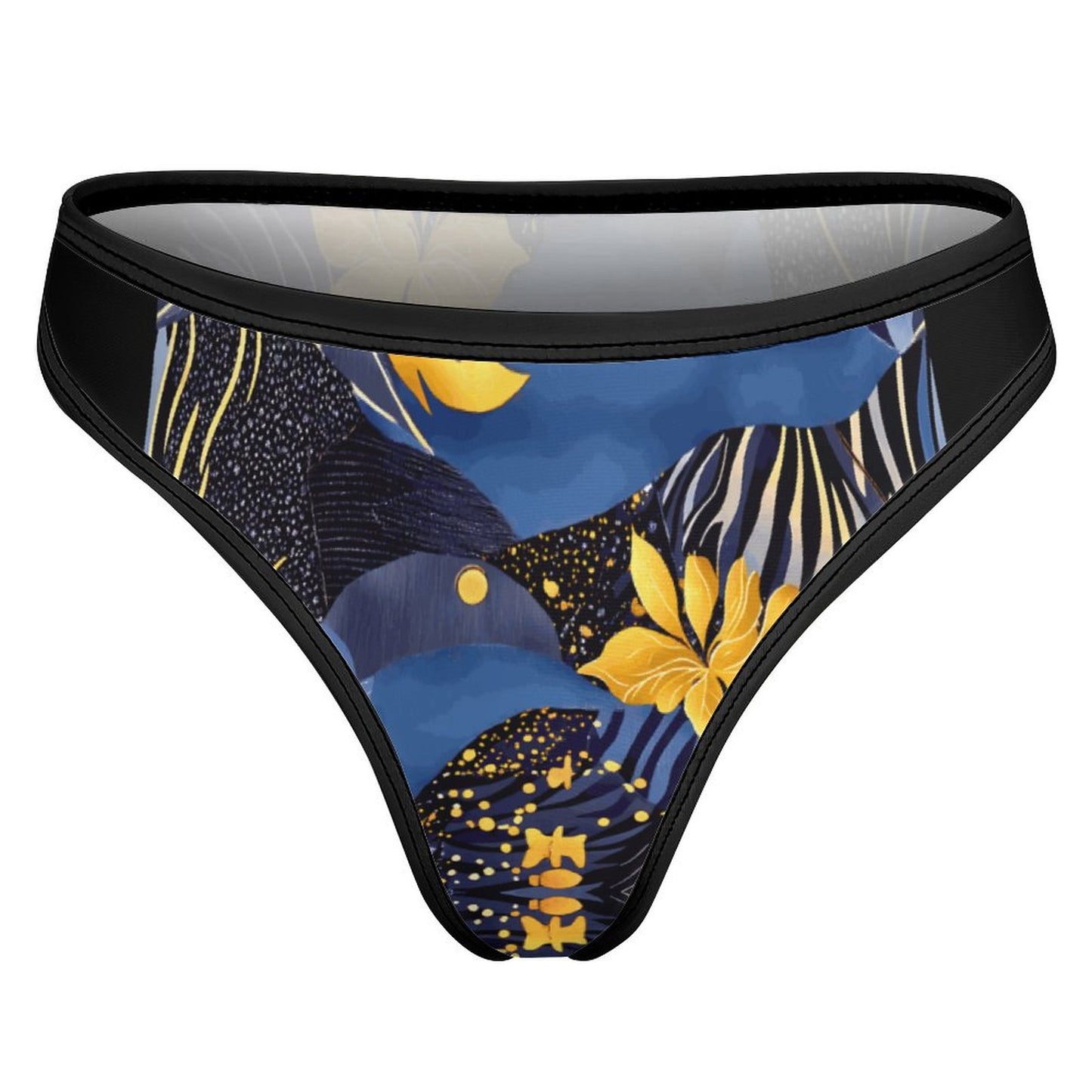 Ice Silk Women Underwear Thongs NZ207 (All-Over Printing)