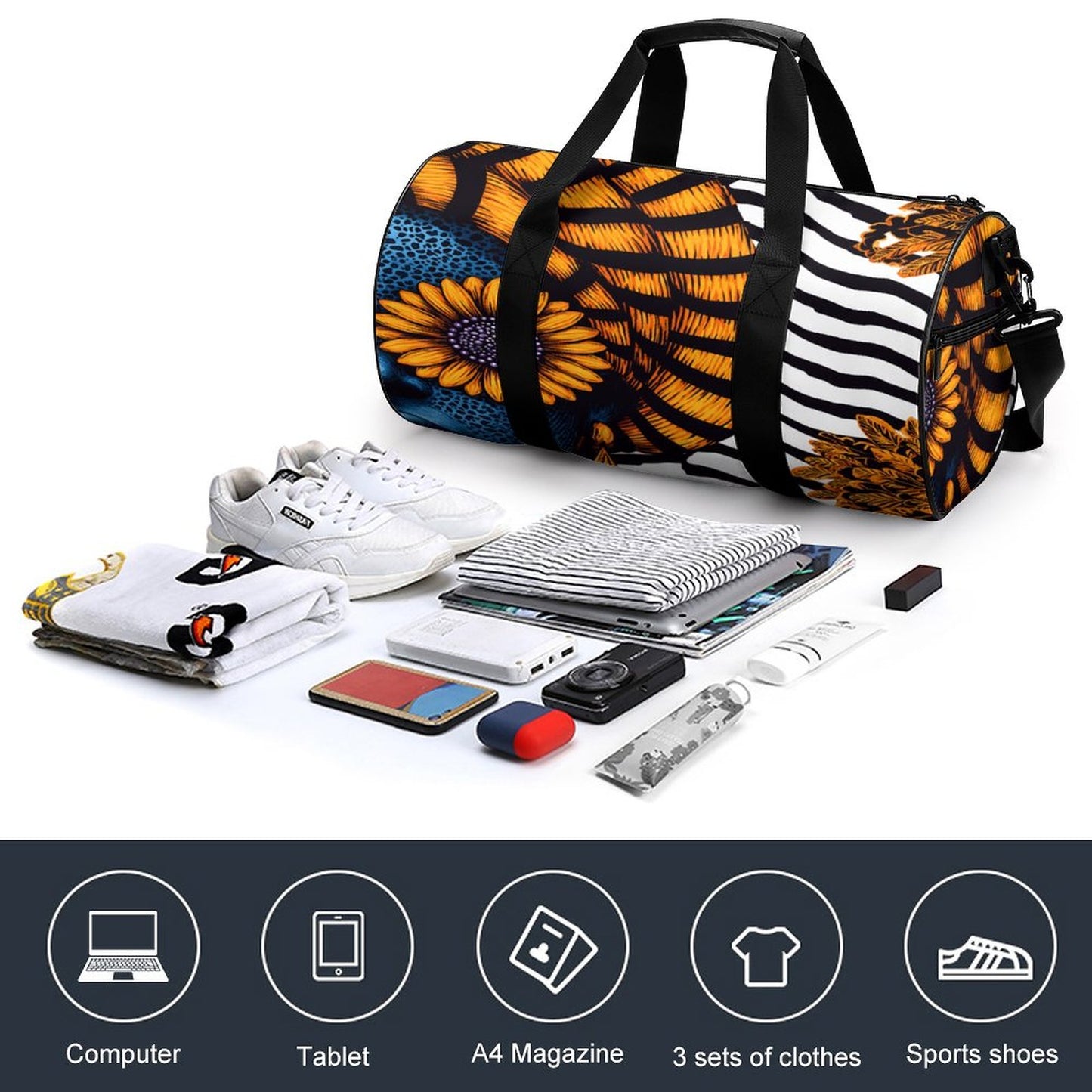 Foldable Duffel Gym Bag Q006