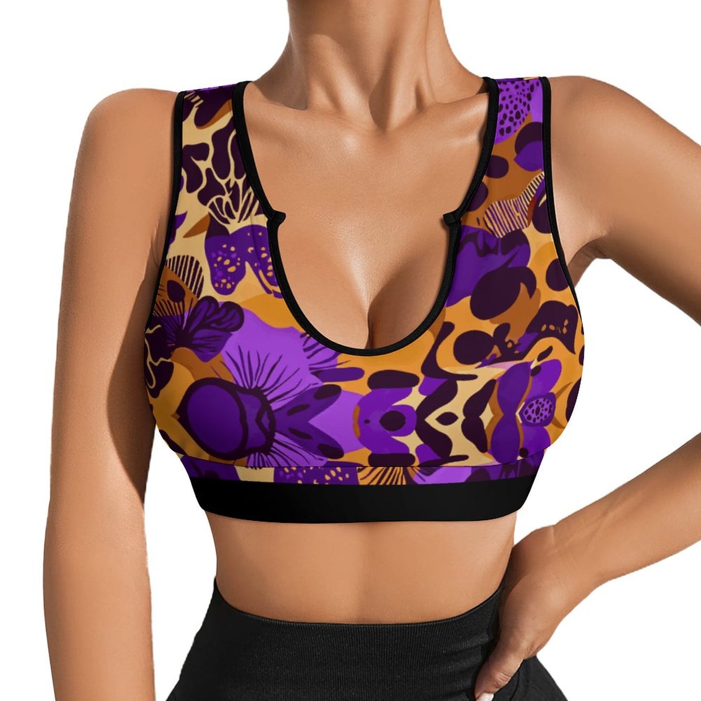 Custom Printed Yoga Tank Tops YJ053 (All-Over Printing)