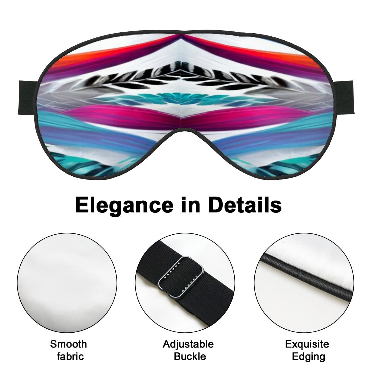 Sleep Mask with Adjustable Buckle