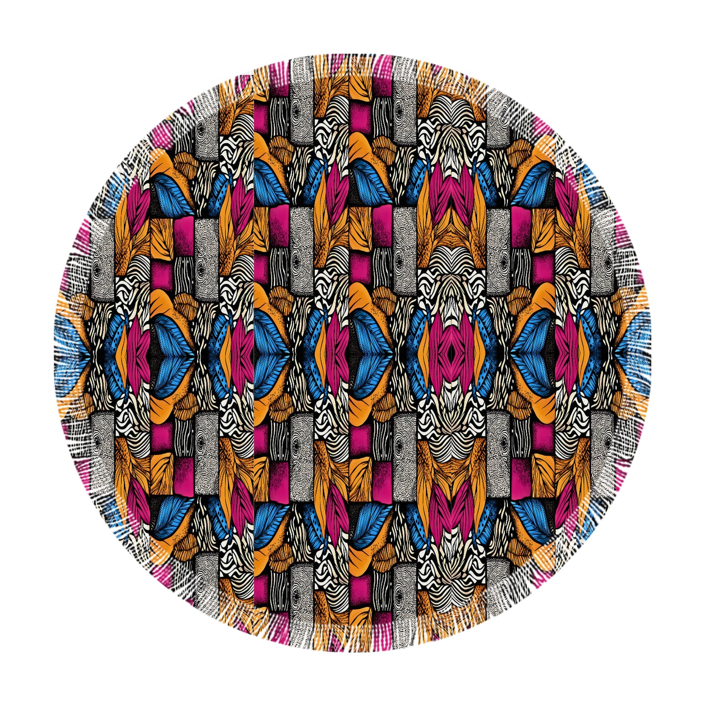 Circular Beach Shawl 59"x 59"