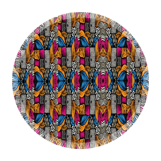 Circular Beach Shawl 59"x 59"