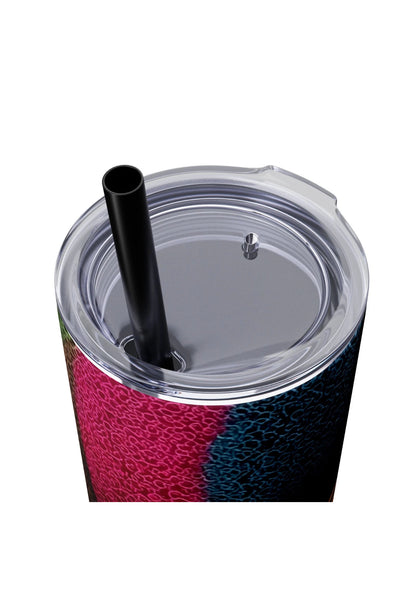 Vibrant Afro Art Tumbler, Colorful Drinkware, Gift for Her, Black Girl [...]