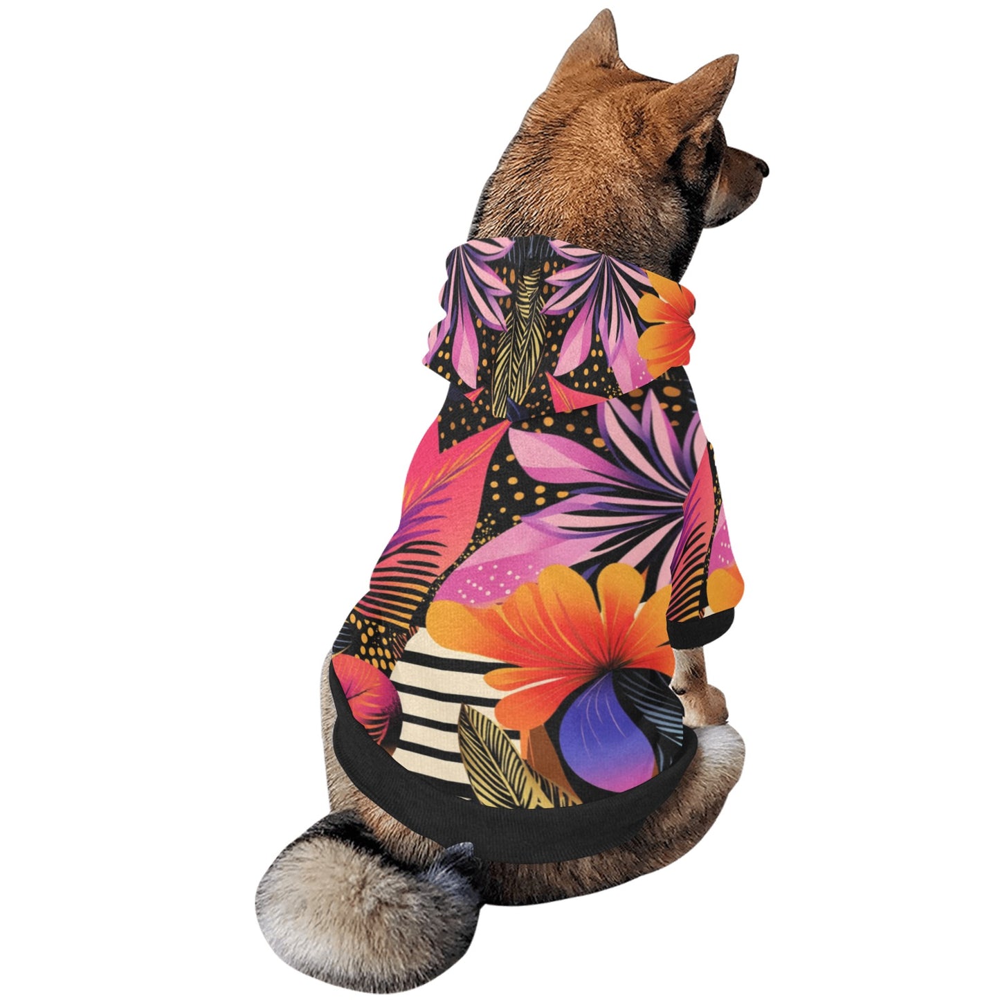 Pet Hoodie Neon Colors Pink, Blue, Orange, Yellow Pet Dog Hoodie