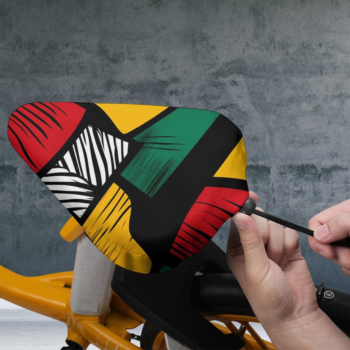 Geometric Pattern Bike Seat Cover Bike Seat Cover