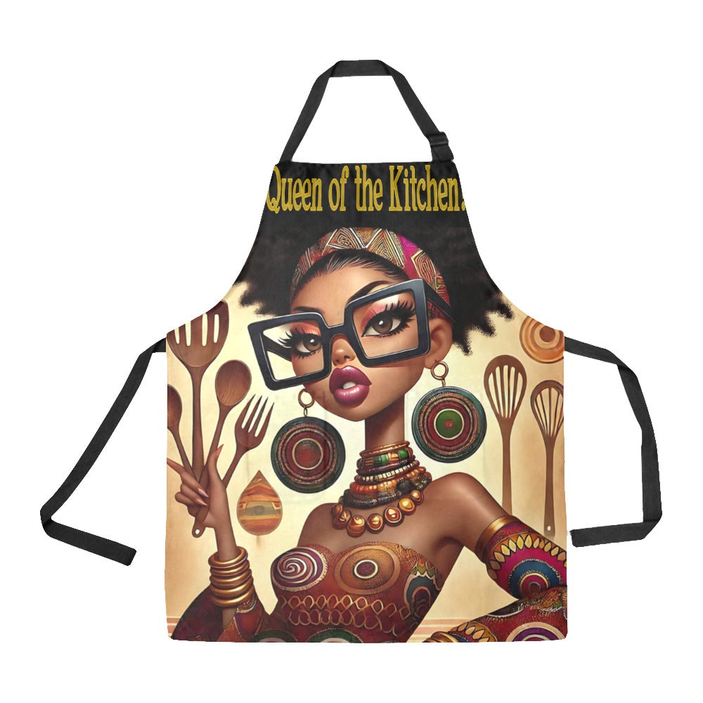 Queen of the Kitchen Apron All Over Print Apron