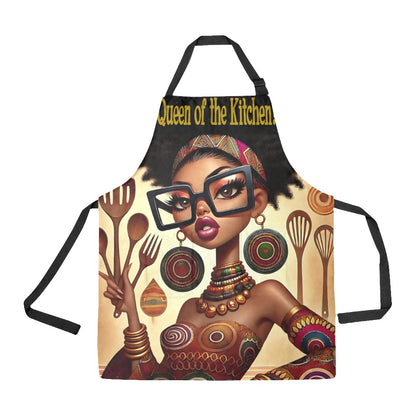 Queen of the Kitchen Apron All Over Print Apron