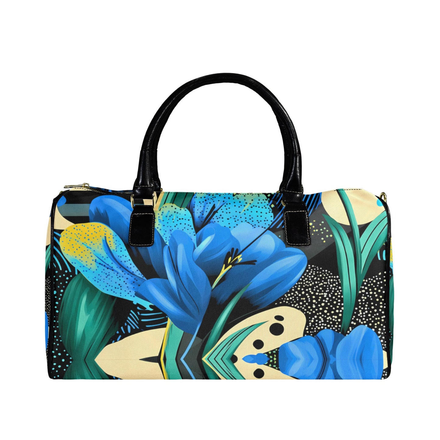 Blue Tulip Large Capacity Travel Bag-Small (Black Short Patch) (1737) Large Capacity Travel Bag-Small (Black Short Patch) (1737)