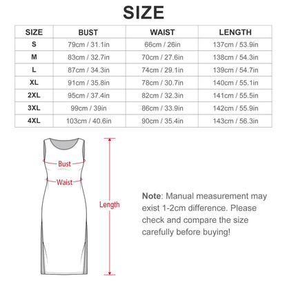 Split cheongsam Sleeveless Bodycon Side Slit Long Dress