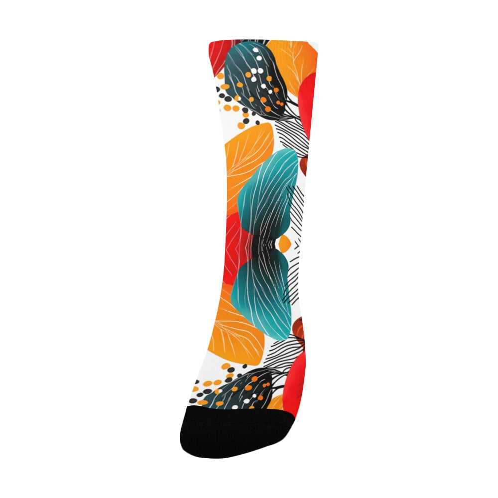 Geometric Pattern Socks for Men Women's Custom Socks