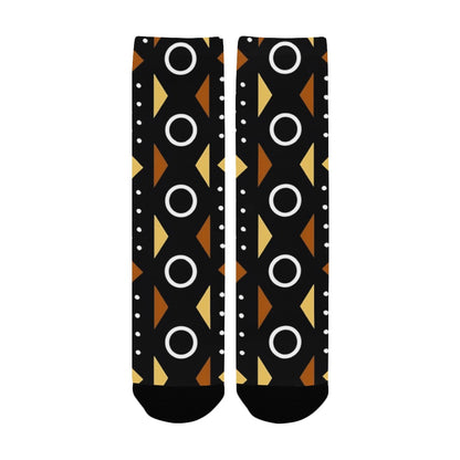 Afrocentric Pattern Men's Socks Women's Custom Socks