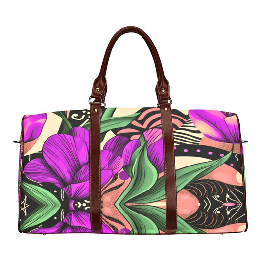 Violet Tulip Waterproof Travel Bag/Small (Model 1639) Waterproof Travel Bag/Small (Model 1639)