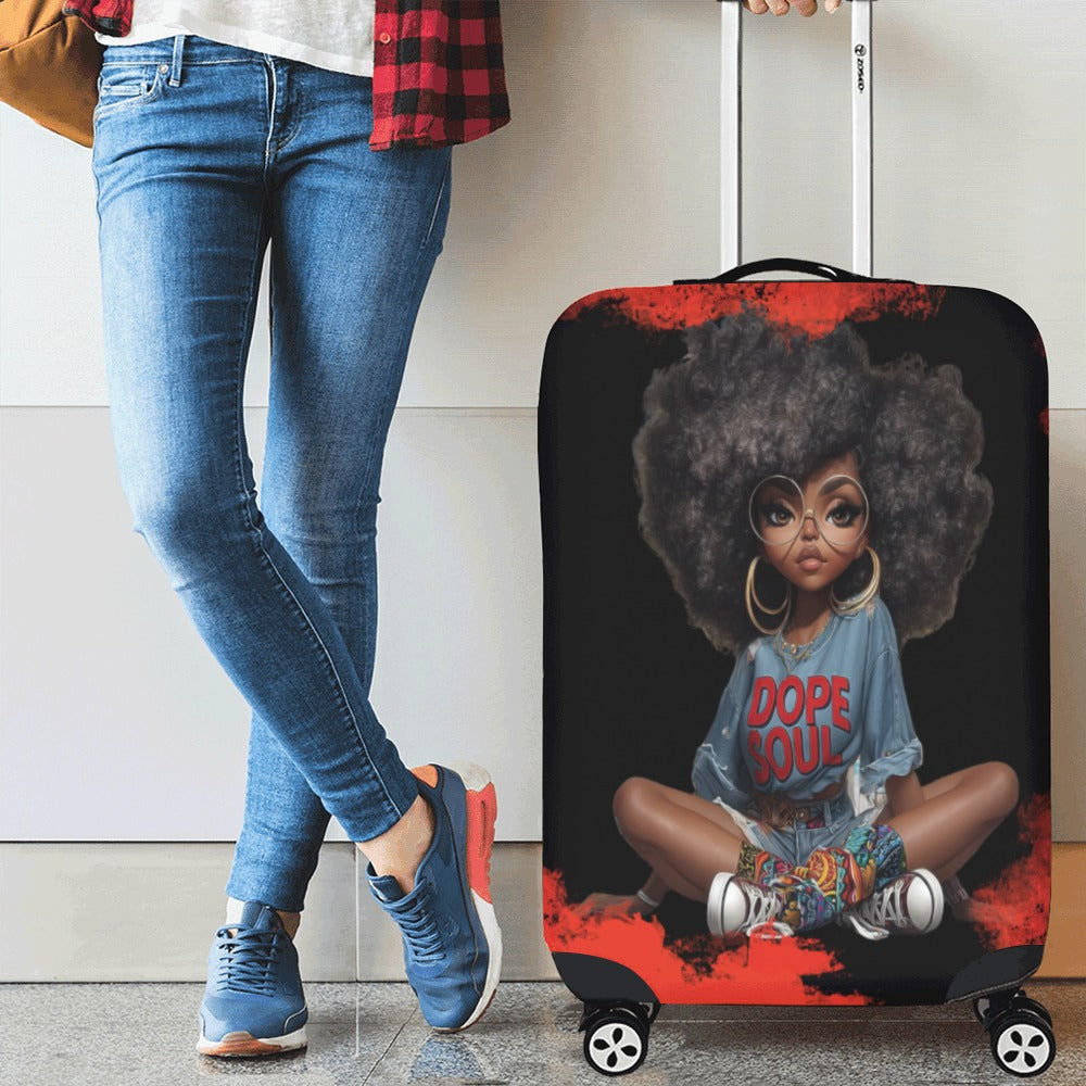 Dope Soul Luggage Cover/Luggage Cover/Medium 22"-25" Luggage Cover/Medium 22"-25"
