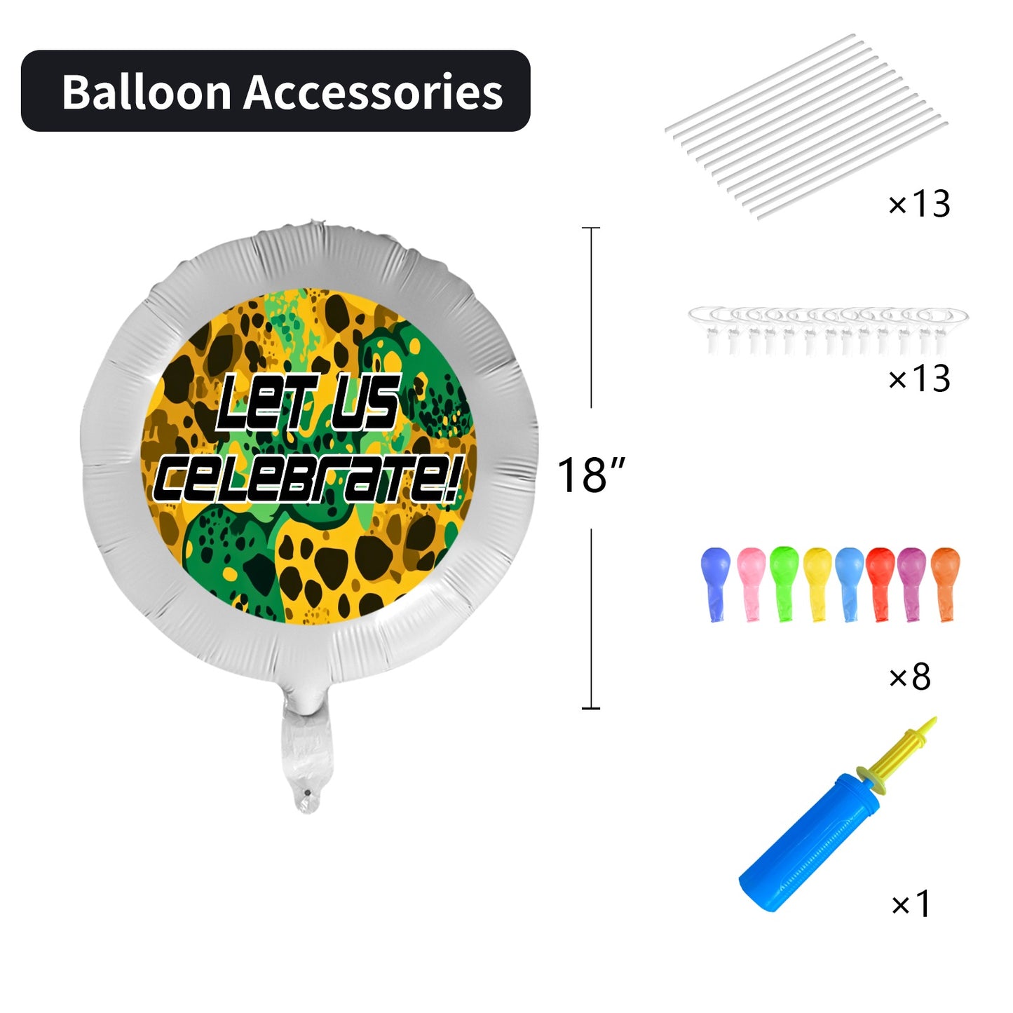 Kids Swag Foil Balloon (18inch)(5 Pack) Foil Balloon (18inch)(5 Pack)