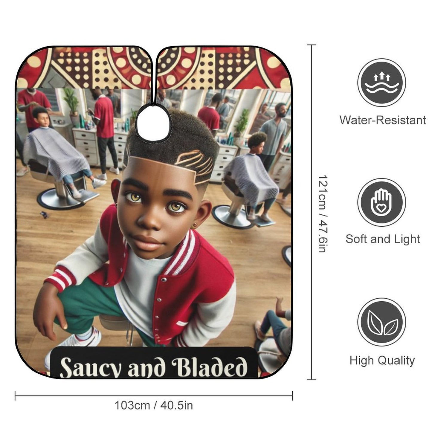 Saucy and Faded Children's Barber Apron