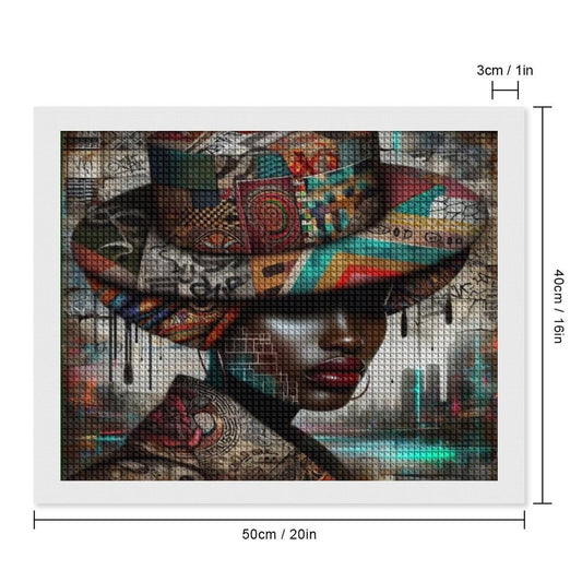 diamond picture Glitter DIY Canvas Wall Art 20"×16"