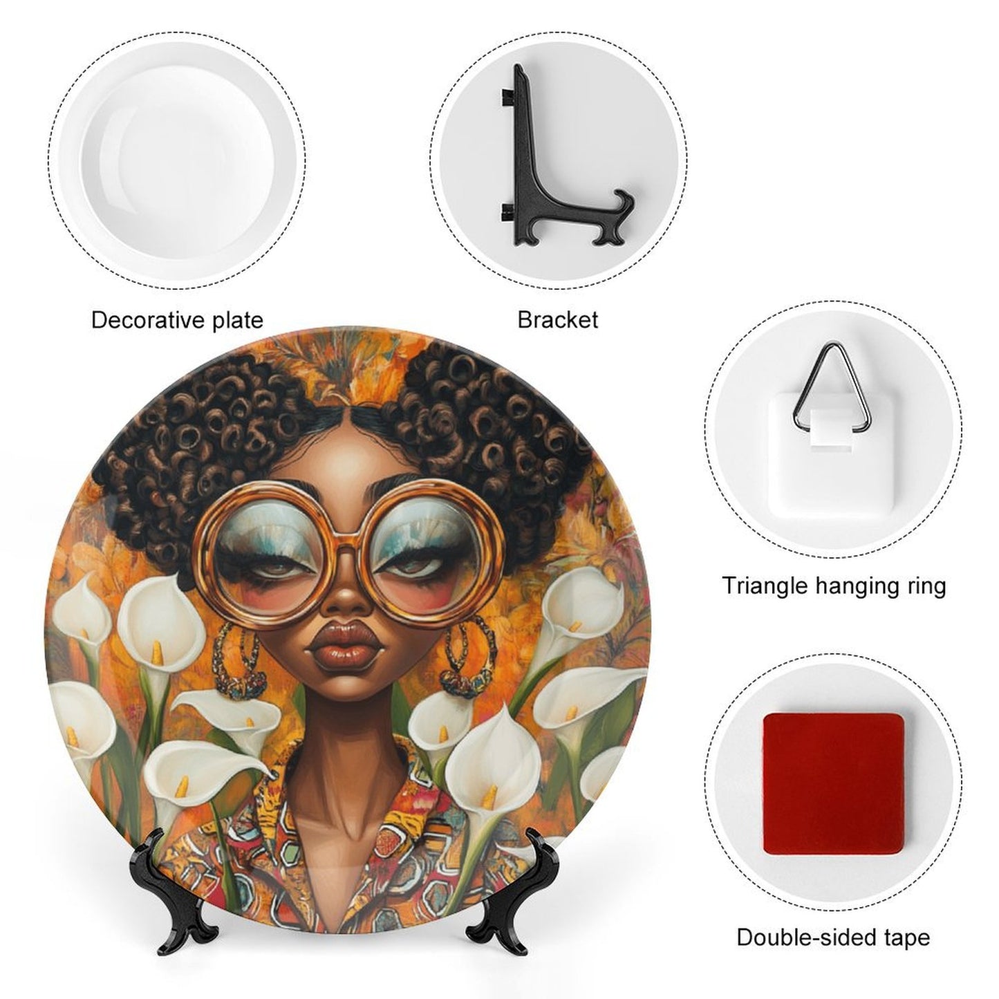 Bone China Decorative Plate