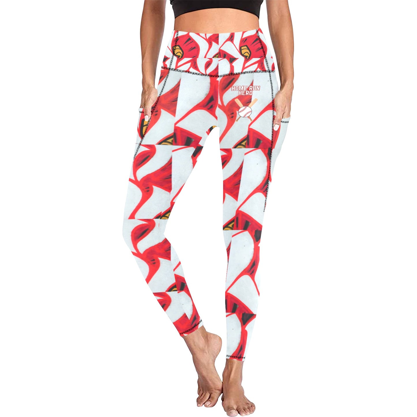All Over Print Leggings with Pockets (L56)