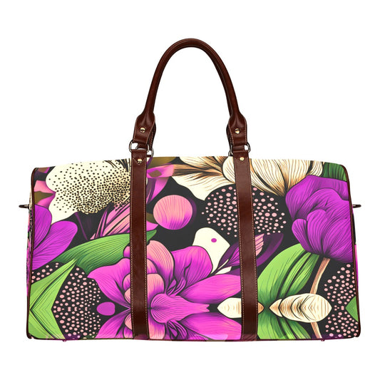 Violet Tulip Waterproof Travel Bag/Small (Model 1639) Waterproof Travel Bag/Small (Model 1639)