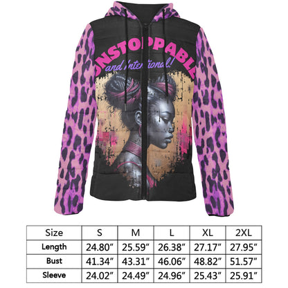 Women's Padded Hooded Jacket (H46)