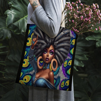 Martin Canvas Tote Handbag with Dual-sided Printing