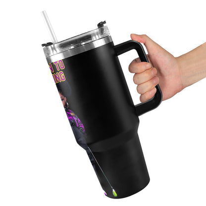 Born to Swing Tumbler 40oz Tumbler with Black Handle