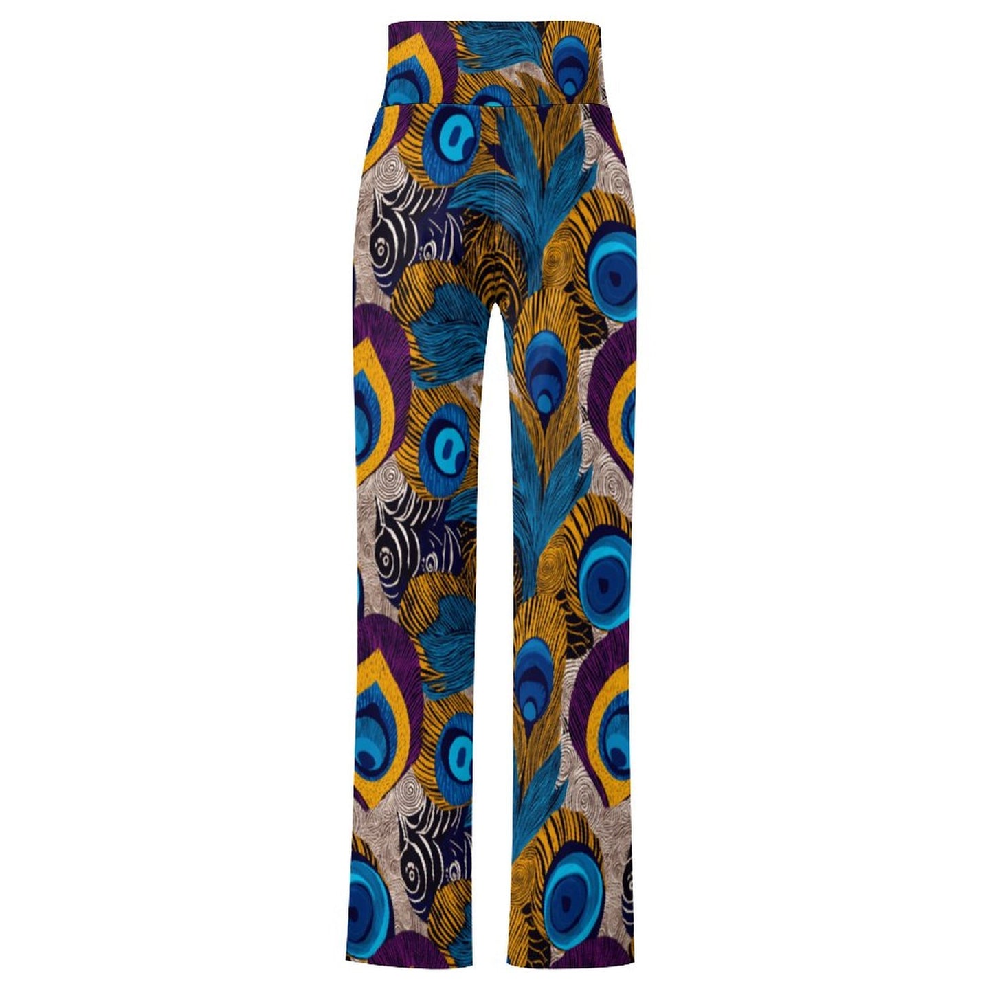 Personalized Drawstring Yoga PantsxP with Straight Baggy (All-Over Printing)