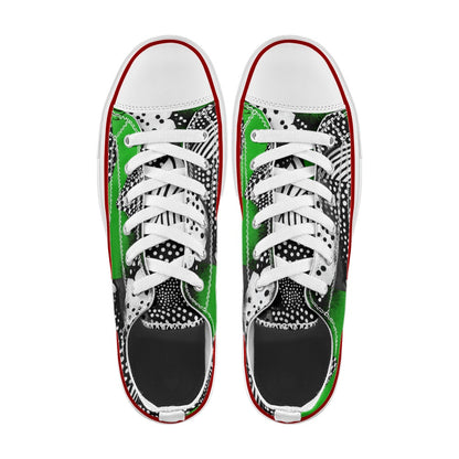 Low-top canvas shoes