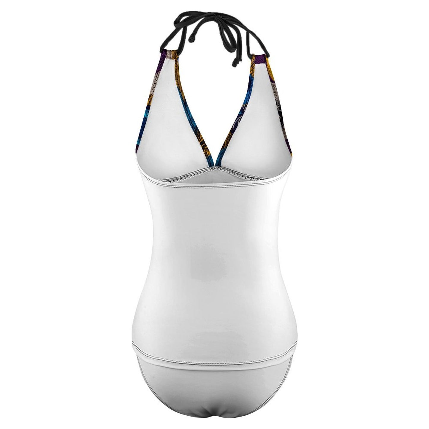 2-Piece Women's Halter Tankini 48KA01 (All-Over Printing)