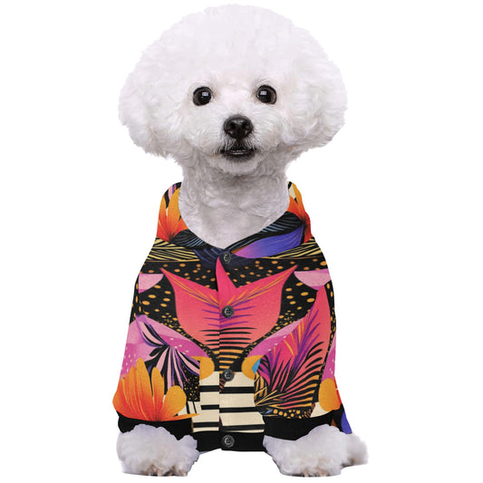 Pet Hoodie Neon Colors Pink, Blue, Orange, Yellow Pet Dog Hoodie