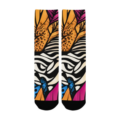 Geometric Pattern Socks for Men Women's Custom Socks