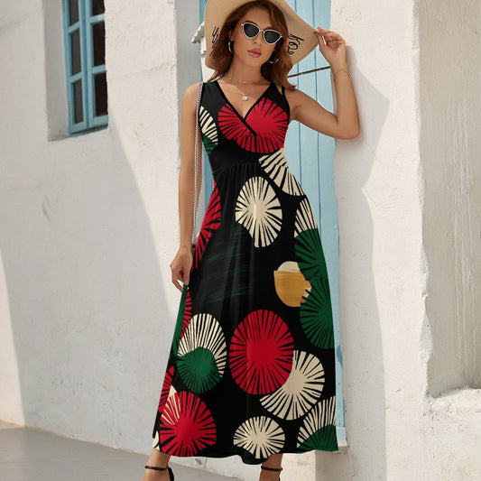 Sleeveless dress Sleeveless Long Dress (NZ028)