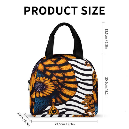 Insulated Lunch Bag with Pocket (All-Over Printing)