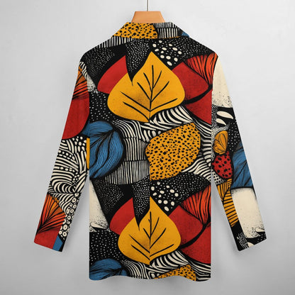 Women's Casual Suit All Over Print Women's Blazer
