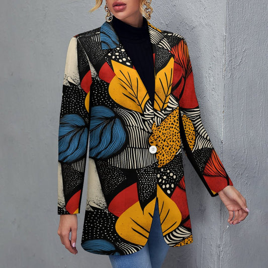 Women's Casual Suit All Over Print Women's Blazer