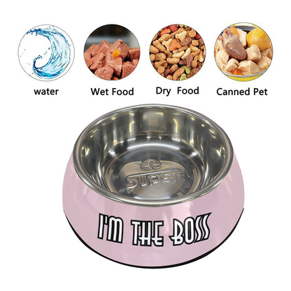 I'm The Boss Pet Bowl Pet Bowl