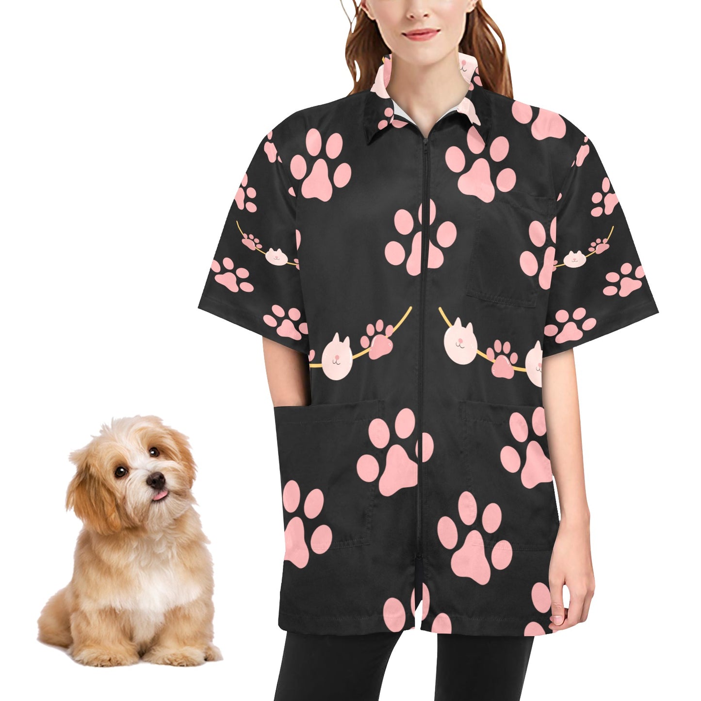 Paws Grooming Jacket Grooming Jacket (Model H53)