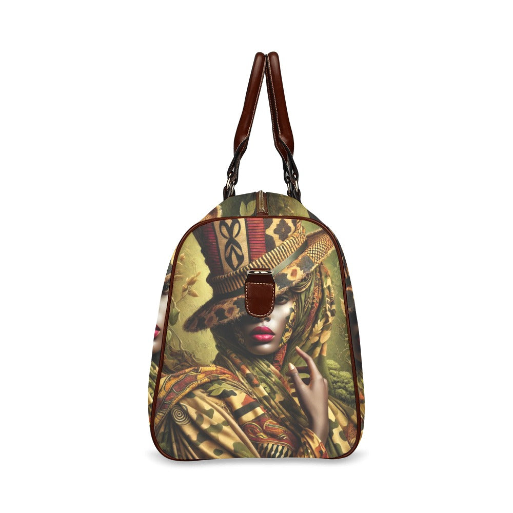 Camo Queen Waterproof Large Travel Bag Waterproof Travel Bag/Large (Model 1639)